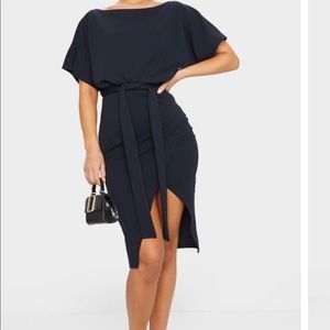 Mustard Wrap Dress.  in mustard yellow not black.